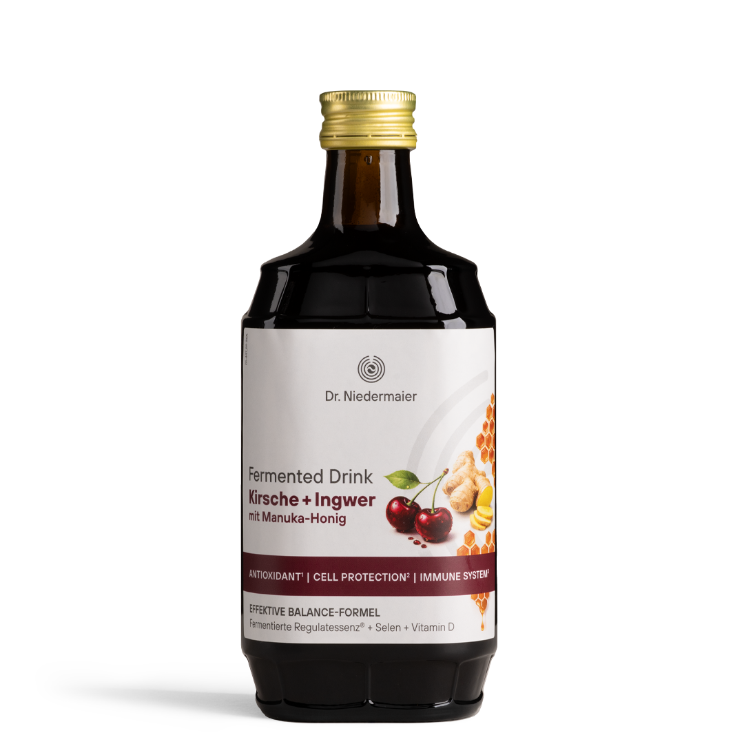 Fermented Drink Kirsche + Ingwer mit Manuka-Honig