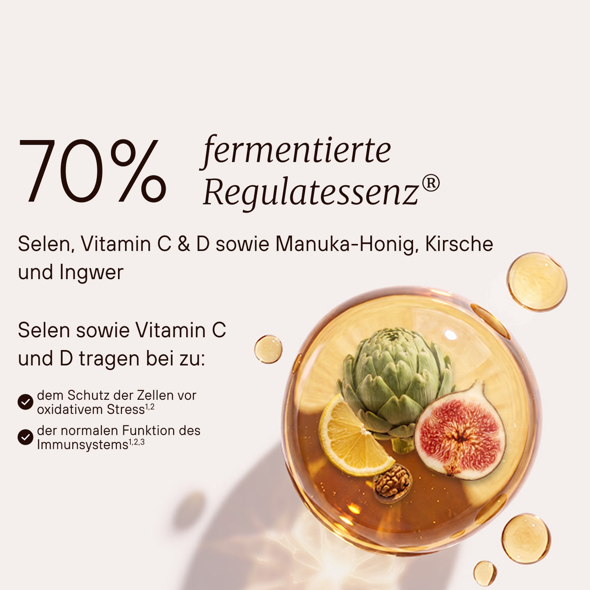 Fermented Drink Kirsche + Ingwer mit Manuka-Honig 350 ml