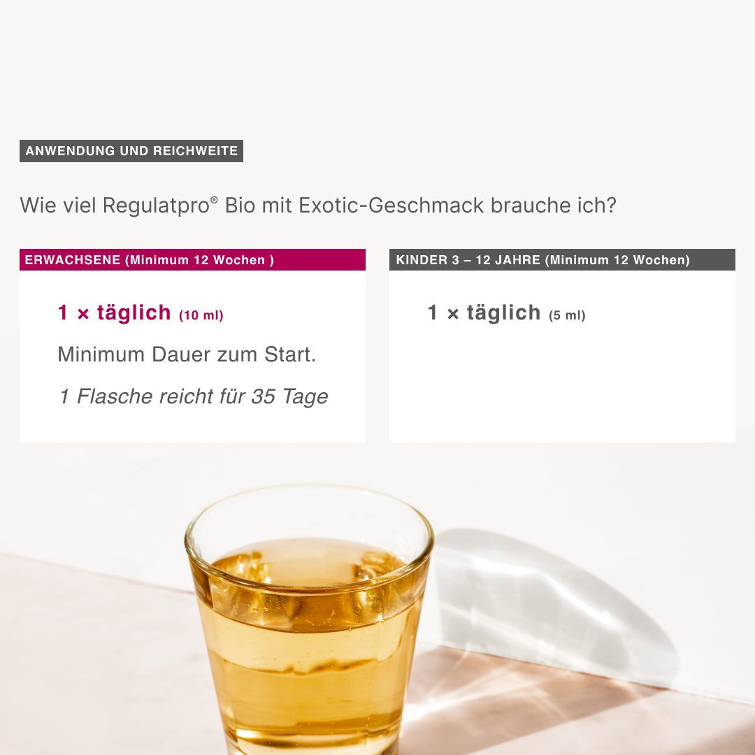 Regulatpro® Bio mit Exotic-Geschmack